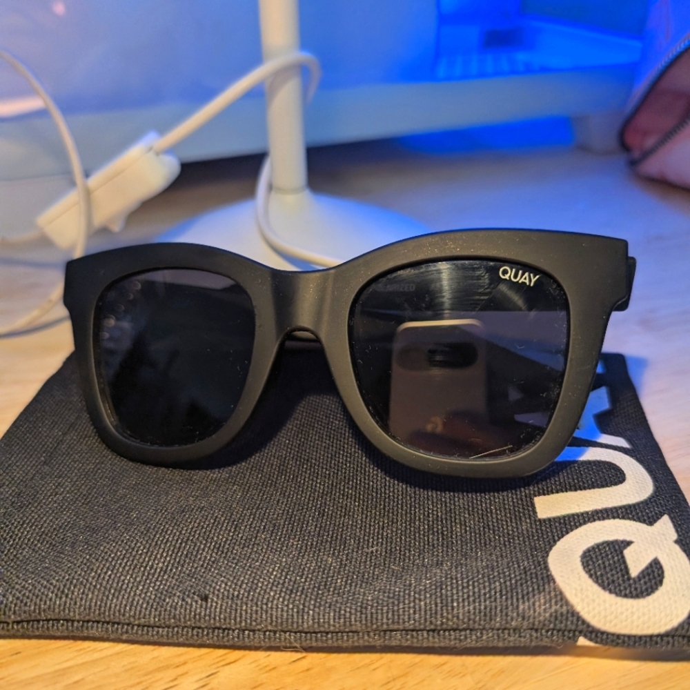 Quay Black Sunglasses
